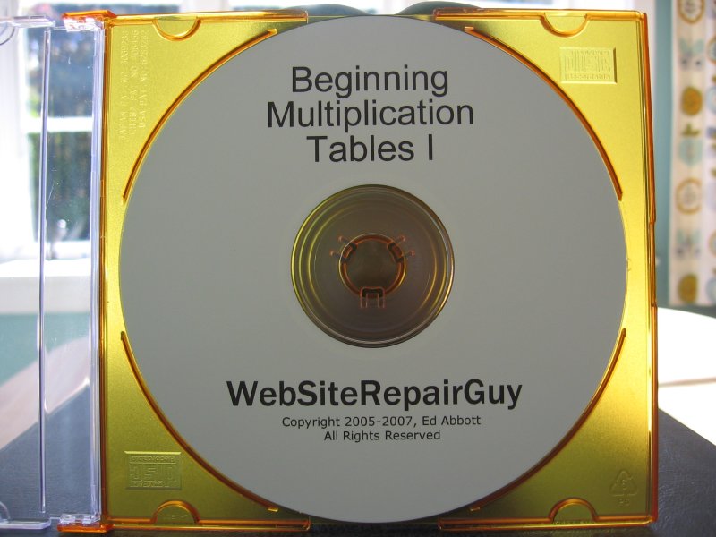 Beginning Multiplication Tables 1 audio learning CD