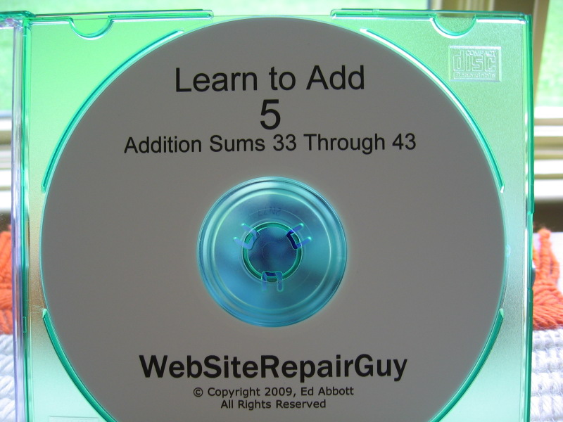 Learn to Add 5 audio learning CD