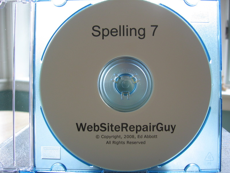 Spelling 7 audio learning CD